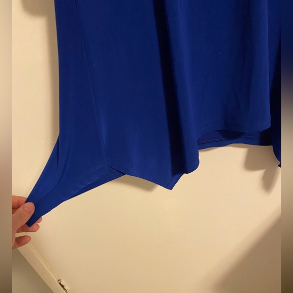 Joseph Ribkoff Blue Tunic Relaxed fit Top - Picture 3 of 7